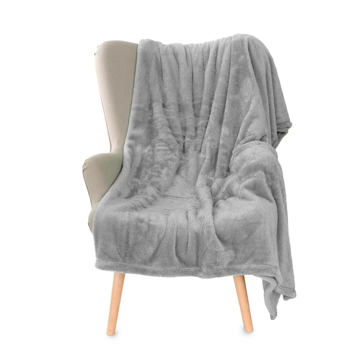 Coperta Plaid Soffice In Sherpa - Dimensioni Varie K913 - immagine 6