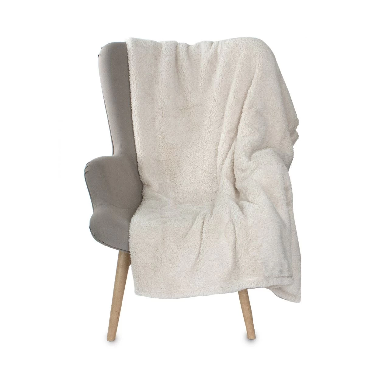 Coperta Plaid Soffice In Sherpa - Dimensioni Varie K913 - immagine 5