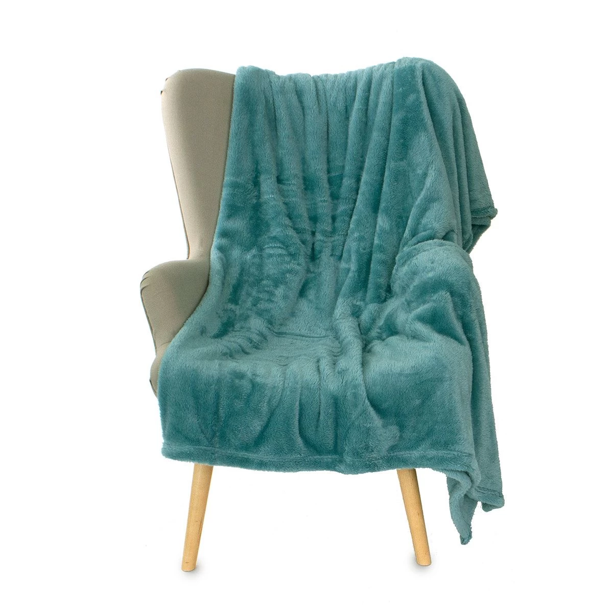 Coperta Plaid Soffice In Sherpa - Dimensioni Varie K913 - immagine 9