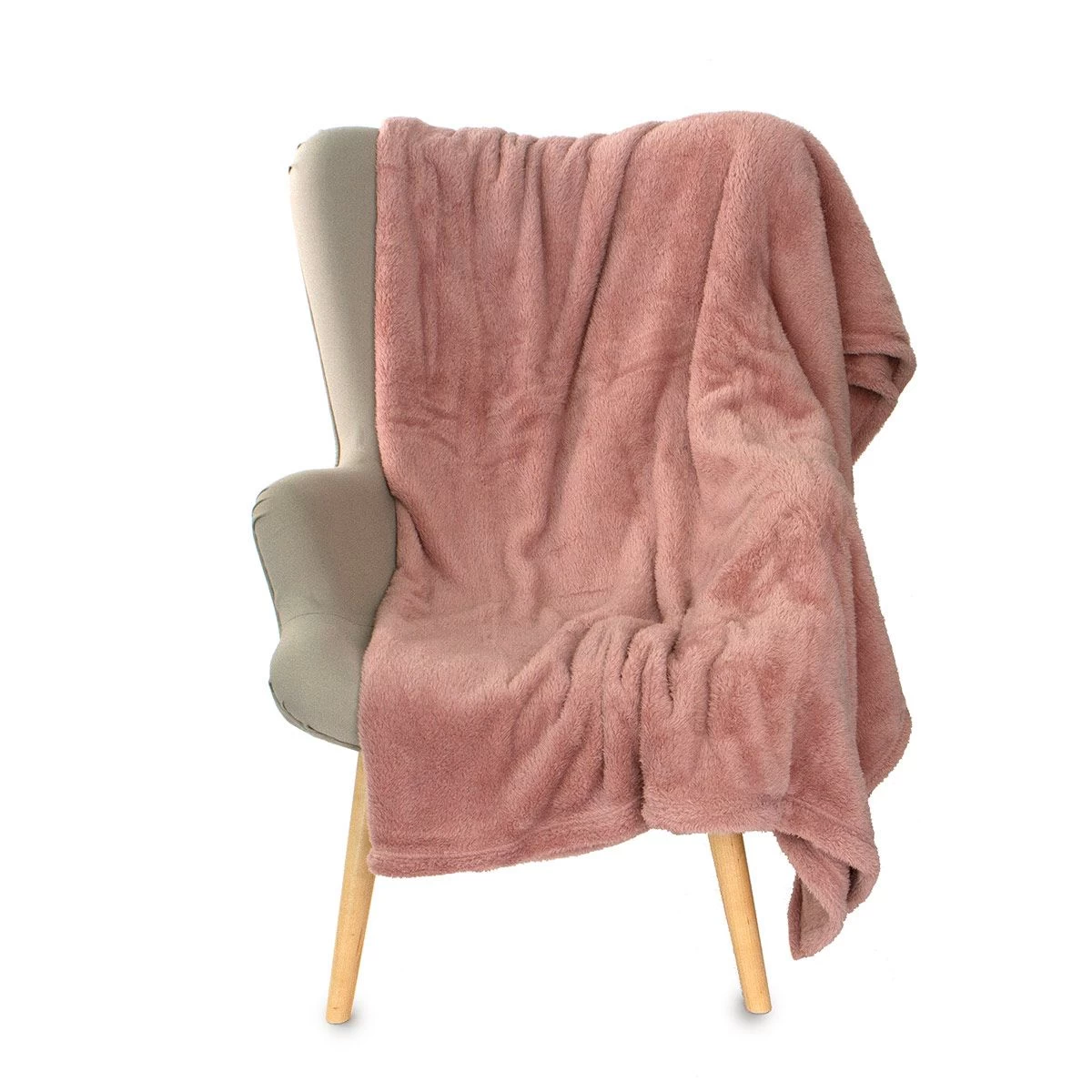 Coperta Plaid Soffice In Sherpa - Dimensioni Varie K913 - immagine 3