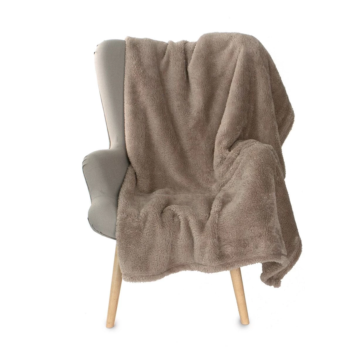 Coperta Plaid Soffice In Sherpa - Dimensioni Varie K913 - immagine 4