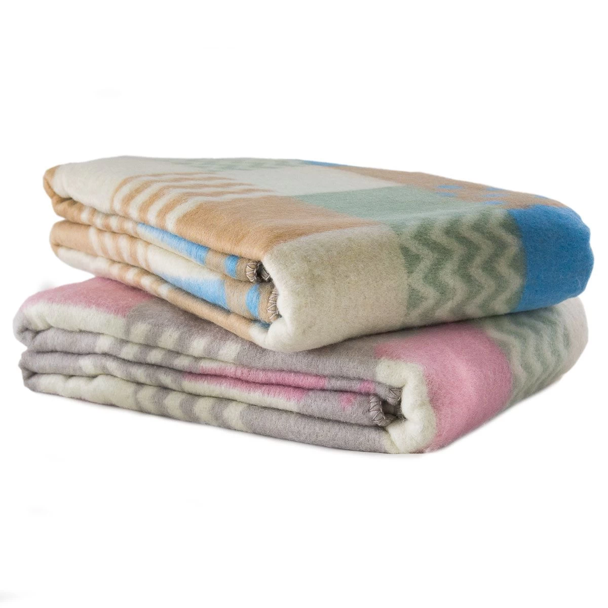 Coperta Patchwork Misto Lana Lanerossi Marzotto Matrimoniale 210x250 Cm P686