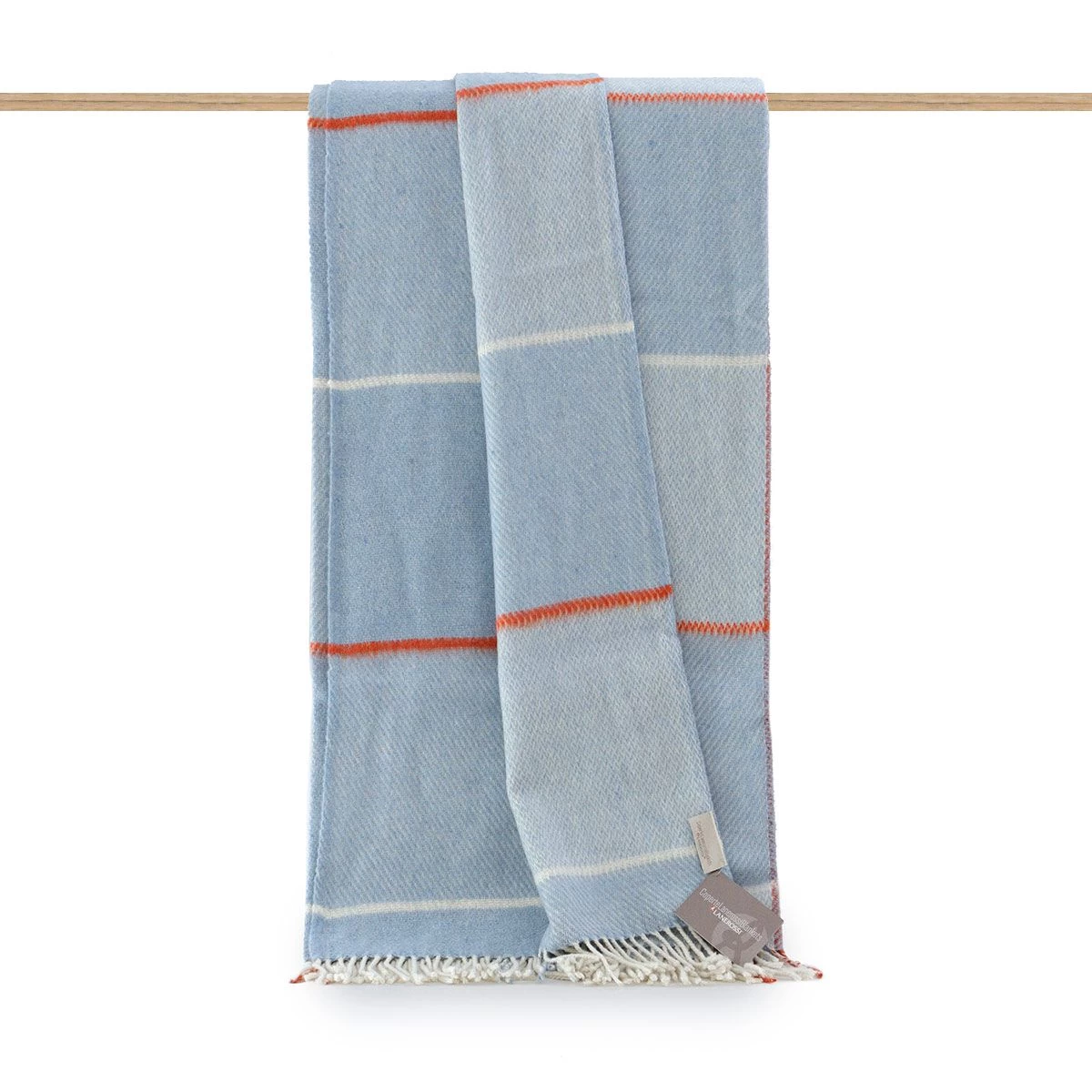 Coperta Misto Lana Lanerossi Art. Elba Con Frange Matrimoniale Due Piazze P730 - immagine 2