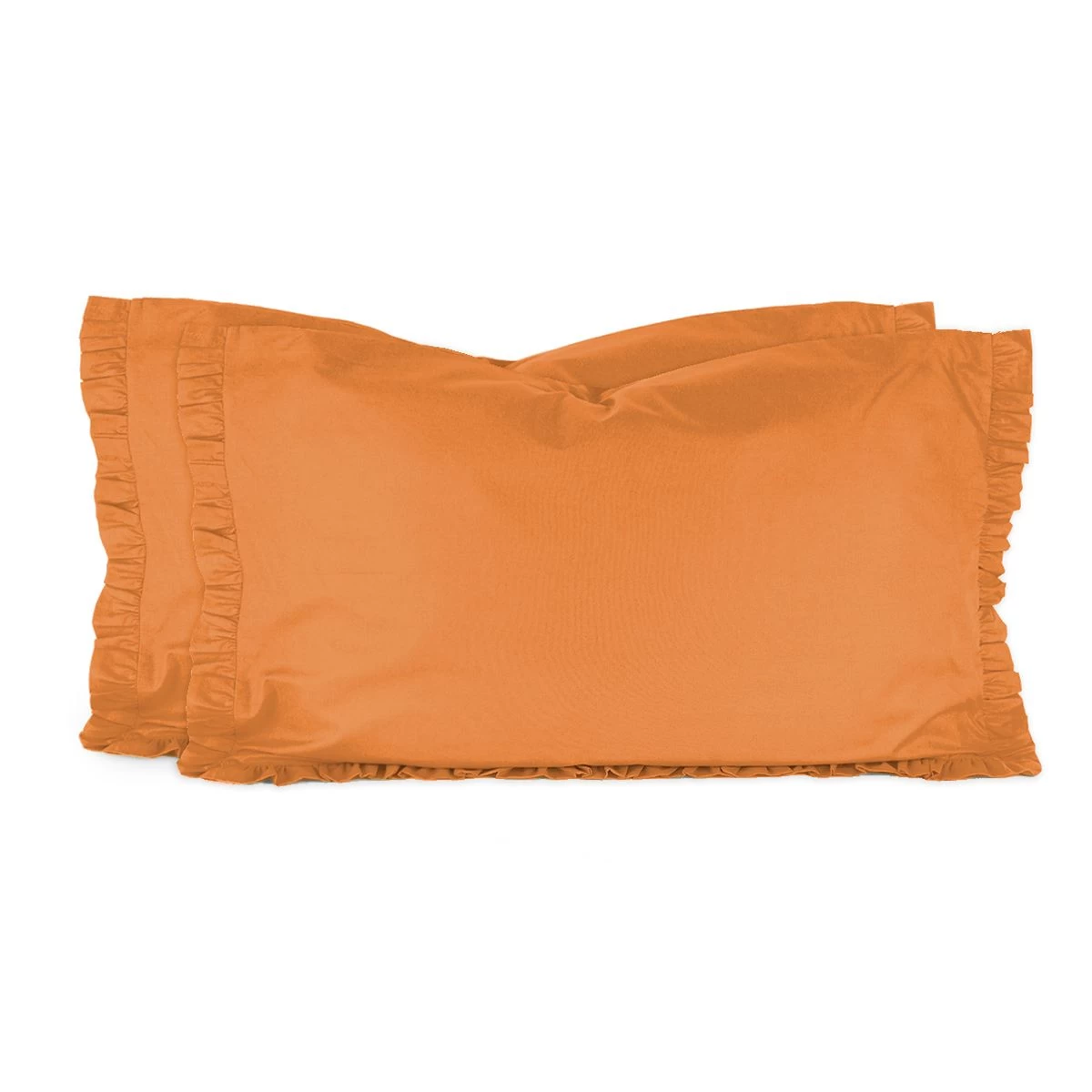 Coppia Federe Per Guanciale Morbidissimi Con Rouches W303 - immagine 4