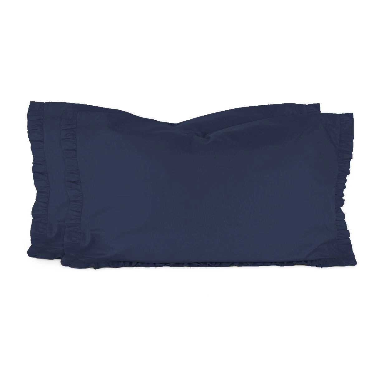 Coppia Federe Per Guanciale Morbidissimi Con Rouches W303 - immagine 2