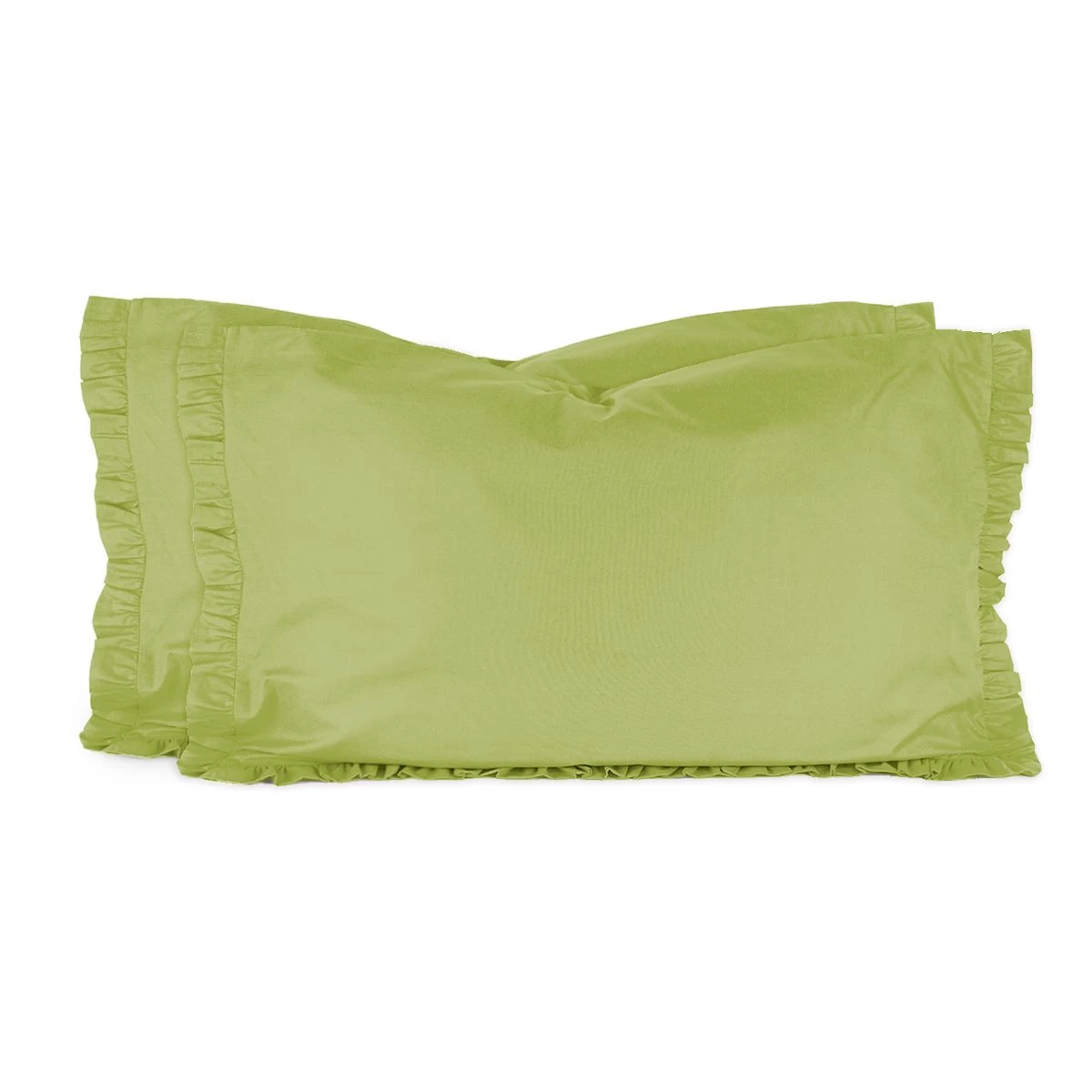 Coppia Federe Per Guanciale Morbidissimi Con Rouches W303 - immagine 7