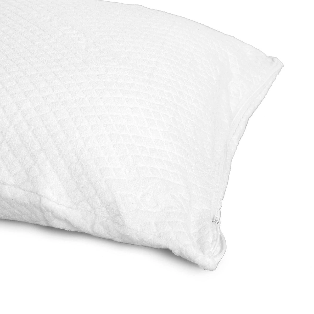 Set 2 Fodere Copriguanciale Con Zip Pompea In Spugna Jersey Z498 - immagine 3