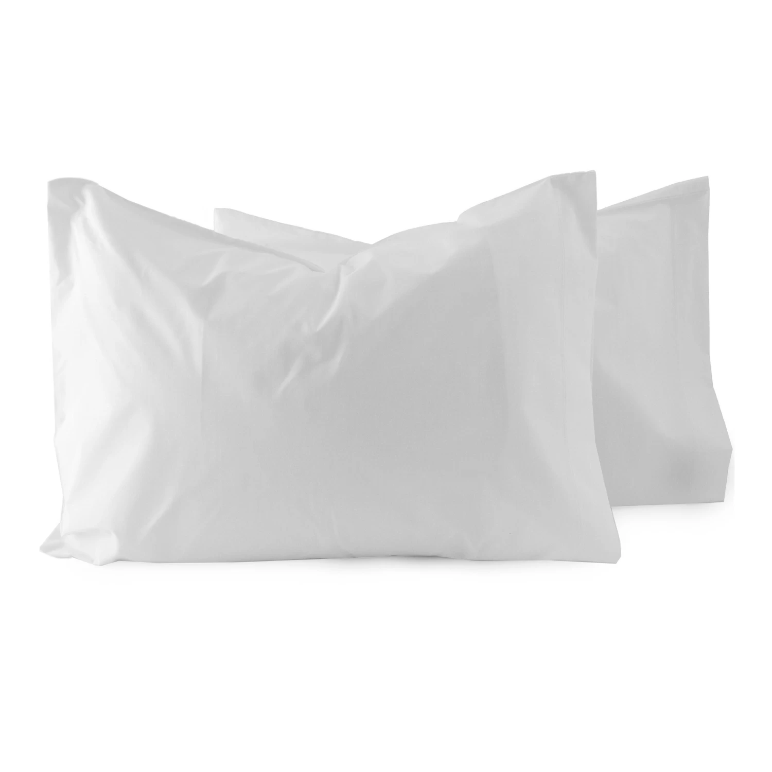 Set 2 Federe 100% Cotone 52x82 Cm Per Alberghi, B&B - Bianco P623