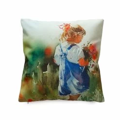Fodera Copricuscino Arredo Baby Girl 45x45 Cm U955