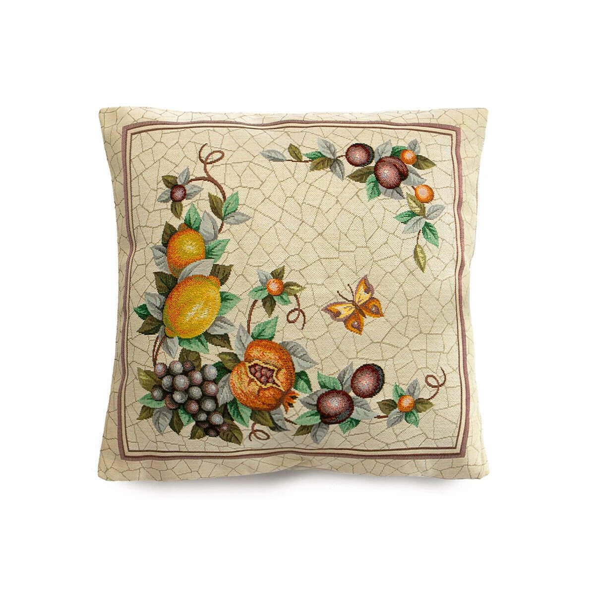 Fodera Cuscino Arredo Fruit In Gobelin 40x40 Cm Y798