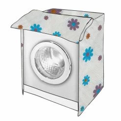 Coprilavatrice Flower Con Chiusura A Zip 80x60x60 Cm Z452