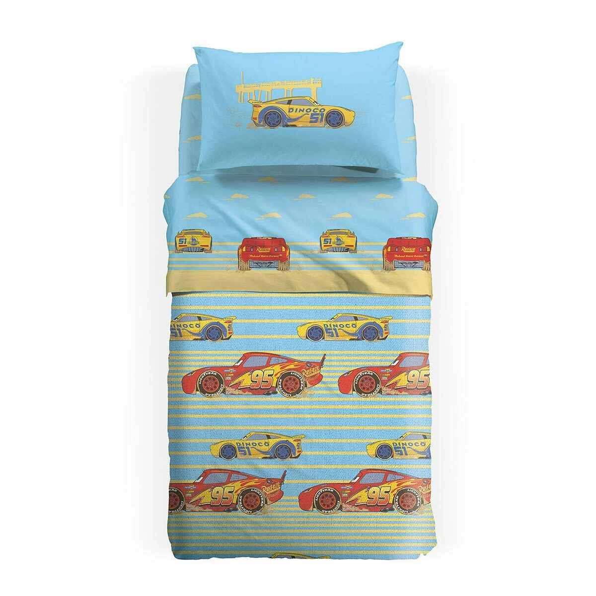 Copriletto Leggero Cars Beach Disney Caleffi - Dimensioni Varie U455