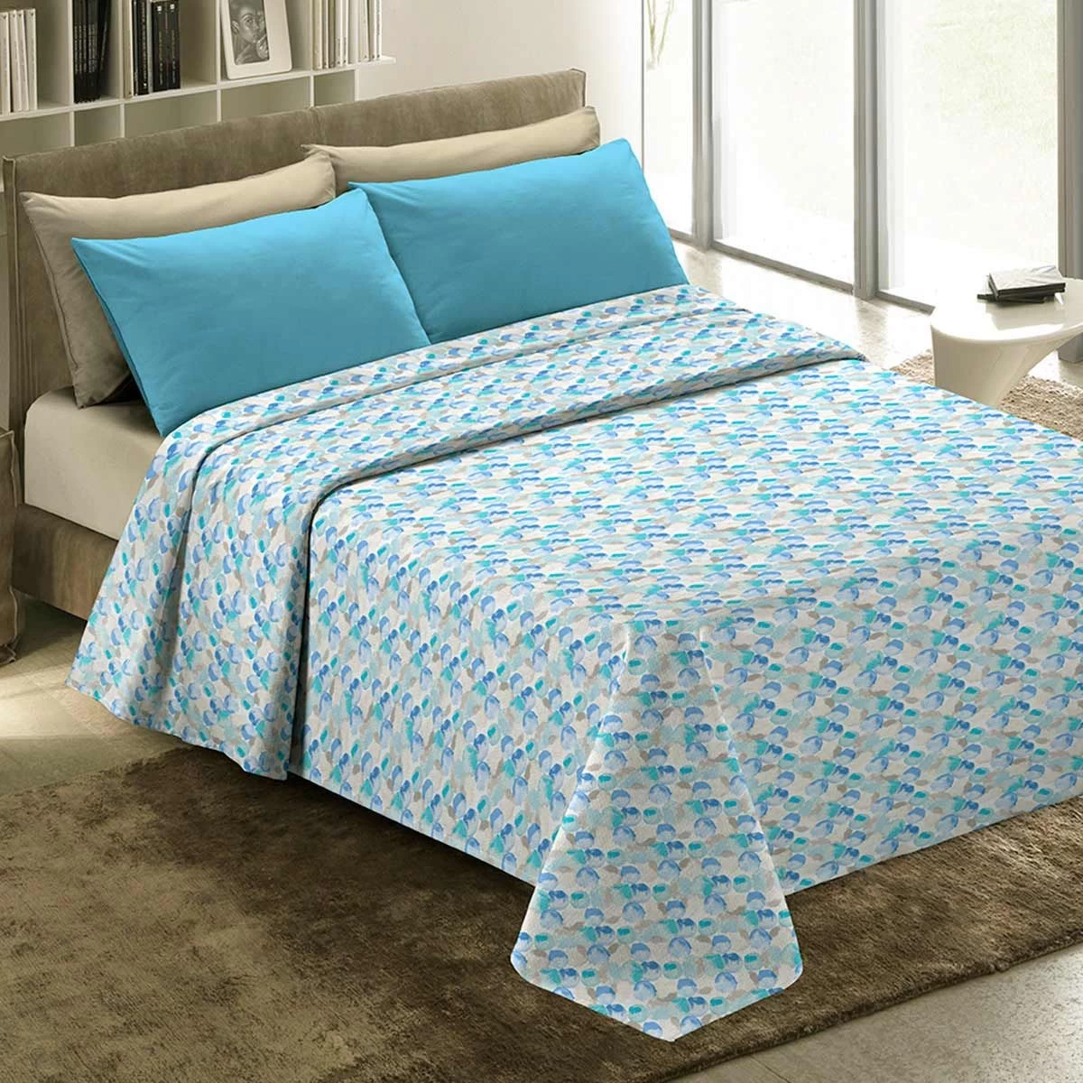 Copriletto Leggero Mykonos Morbidissimi Puro Cotone - Dimensioni Varie Z192 - immagine 2