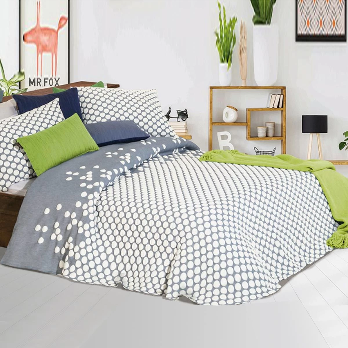 Copriletto Leggero Jacquard Set Point Di Manterol Matrimoniale K073 - immagine 2