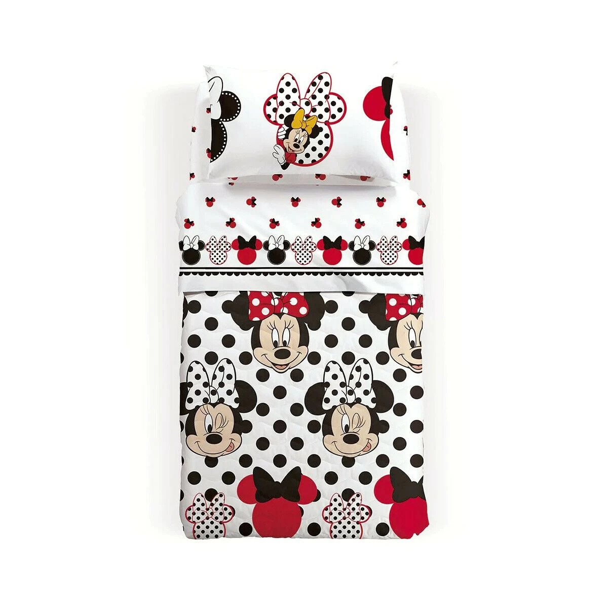 Trapuntino Minnie Pois Disney Di Caleffi - Dimensioni Varie W815