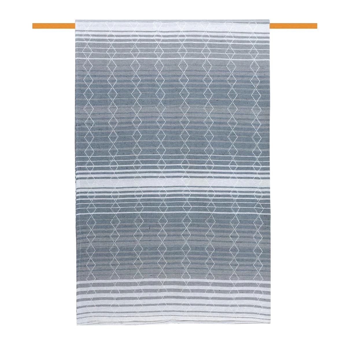 Copriletto Leggero Rombi Cotone Jacquard Tinto In Filo - Dimensioni Varie U385 - immagine 3