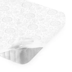 Coprimaterasso In Cotone Damasco Con Angoli - Dimensioni Varie Y996