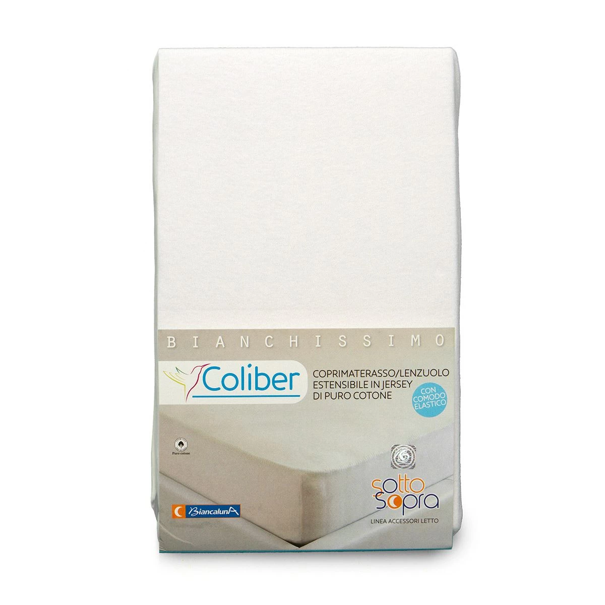 Coprimaterasso Lenzuolo Coliber Di Biancaluna In Jersey - Dimensioni Varie Y925 - immagine 2
