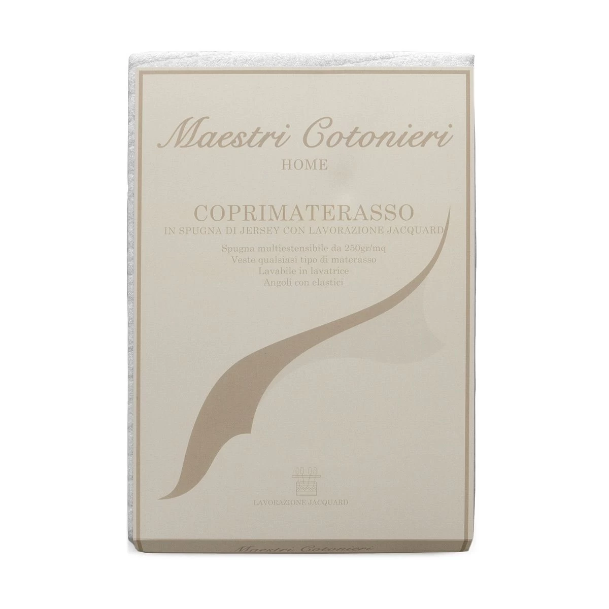 Coprimaterasso In Spugna Di Jersey Maestri Cotonieri - Dimensioni Varie Q974 - immagine 2