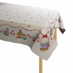 Copritavolo Tovaglia Pasquale Easter In Gobelin - Dimensioni Varie Y079