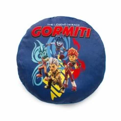 Cuscino Arredo Gormiti Sagomato Stampato Rotondo V740