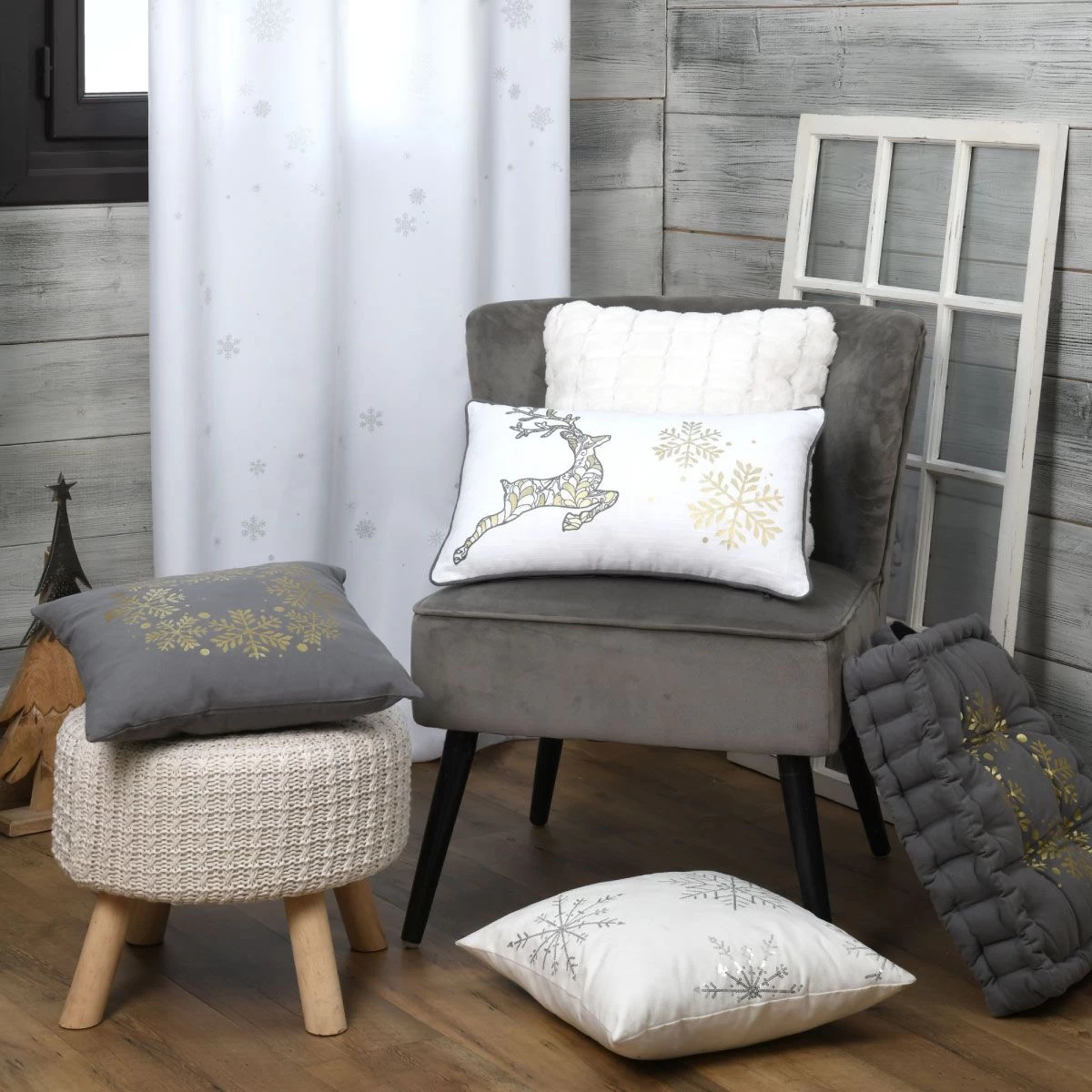 Cuscino Arredo Lumineux In Ecopelliccia 40x40 Cm K935 - immagine 3