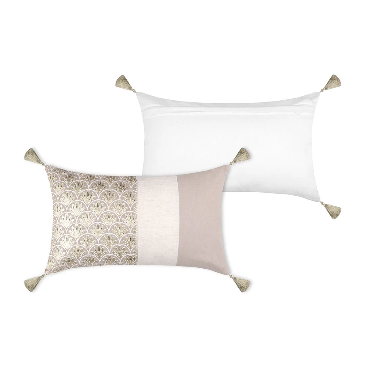 Cuscino Arredo Maldives Rettangolare 30x50 Cm Con Nappe W974 - immagine 3