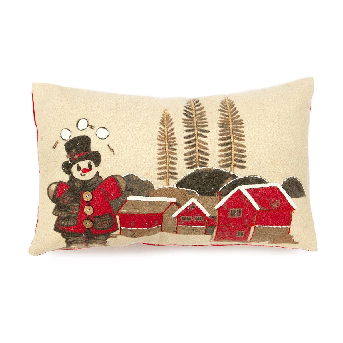 Cuscino Arredo Natalizio Decor Rettangolare 30x50 Cm X091