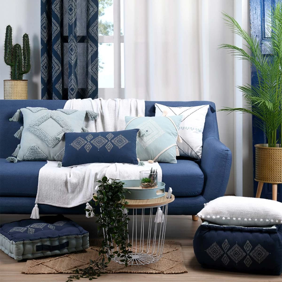 Cuscino Arredo Sully Rettangolare 30x50 Cm Con Nappe J403 - immagine 3