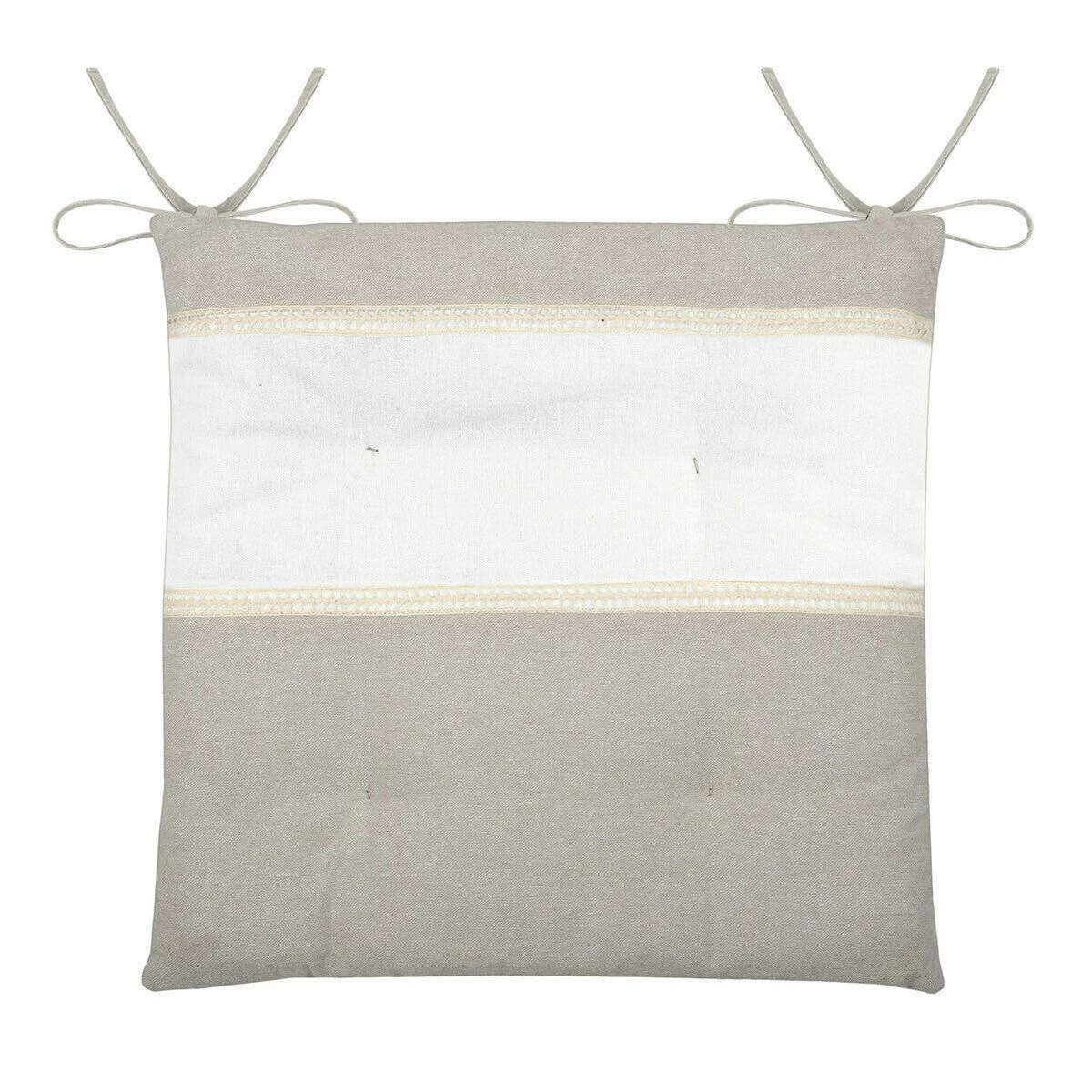 Cuscino Coprisedia Julie 38x38 Cm Con Lacci V351