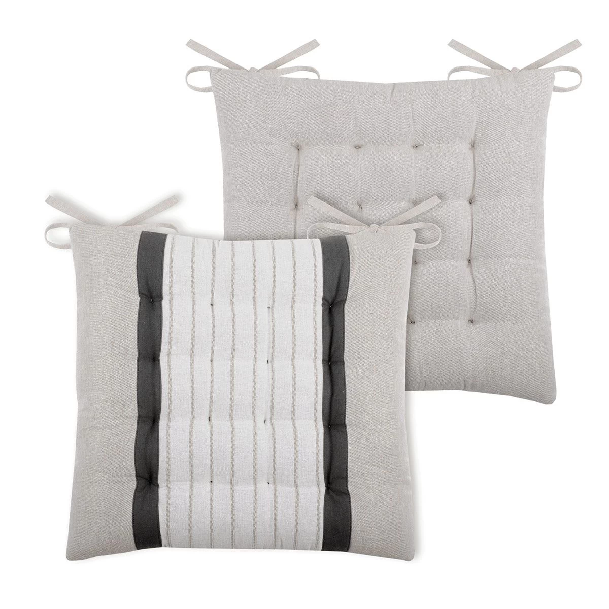 Cuscino Coprisedia Monica 40x40 Cm Con Lacci V305 - immagine 3