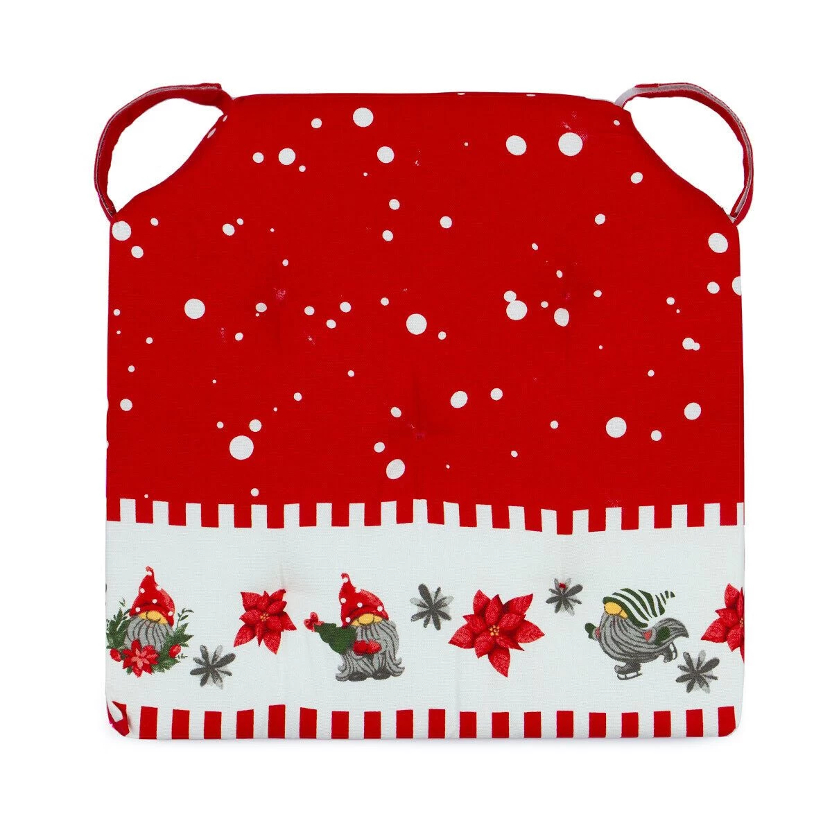 Cuscino Coprisedia Natalizio Doran In Puro Cotone K842