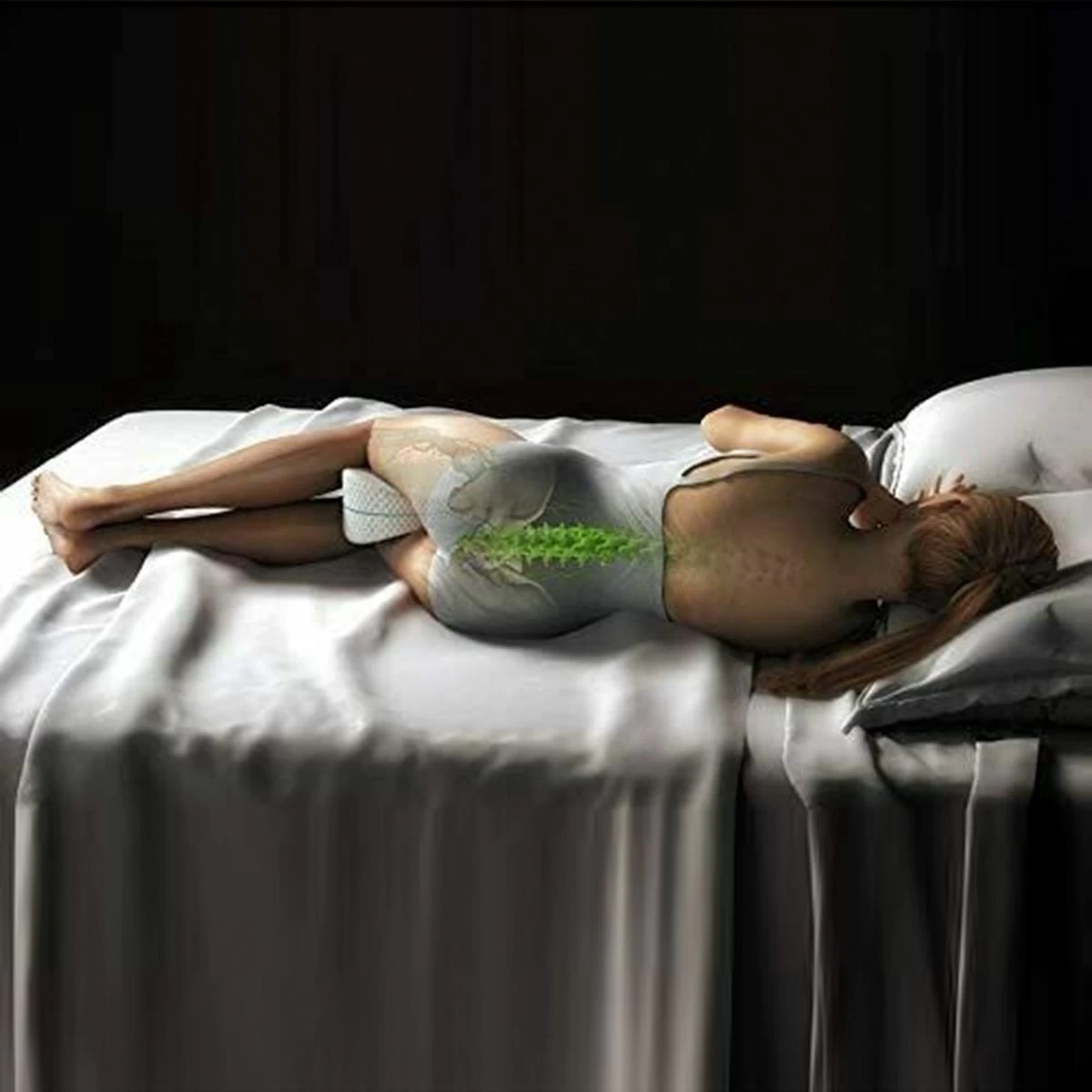 Cuscino Memory Foam Sollievo Per Gambe E Ginocchia J524 - immagine 3