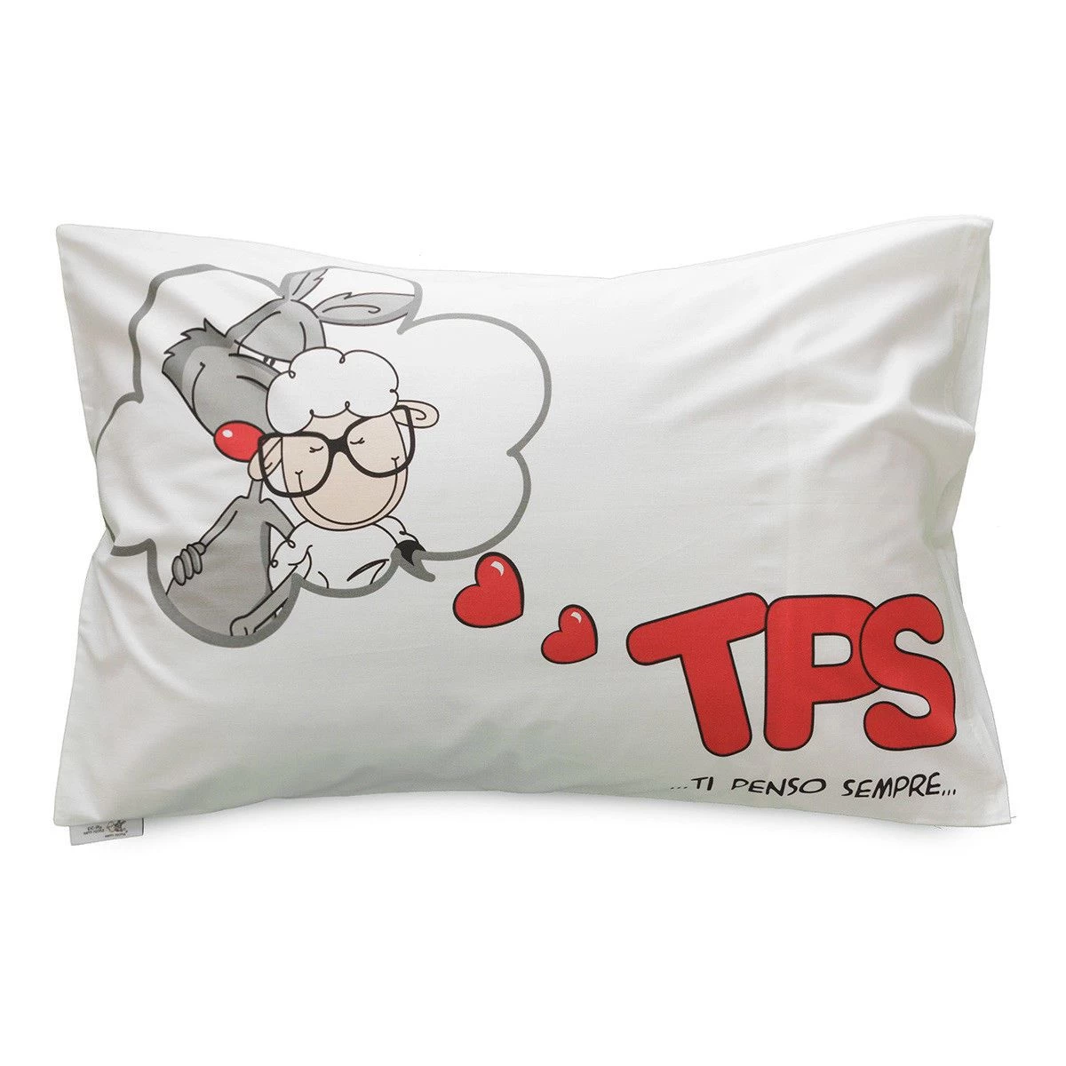 Federa Stampata Ti Penso Di Happy People 50x80 Cm S607