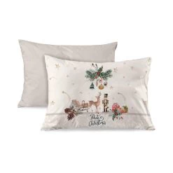 Federa Natalizia White Christmas Di Casa Anversa 50x80 Cm X120