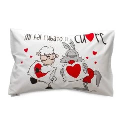 Federa Stampata Cuori Rubati Di Happy People 50x80 Cm Z128