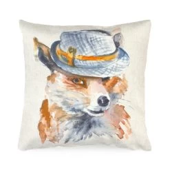 Fodera Copricuscino Arredo Pretty Fox 45x45 Cm X026