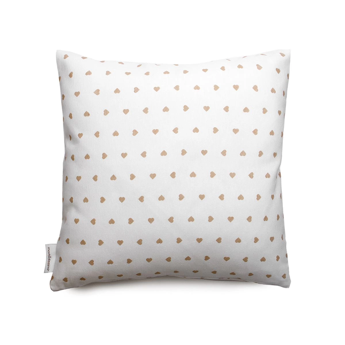 Fodera Copricuscino Cuori Di Morbidissimi 40x40 Cm Fondo Bianco Y974 - immagine 4