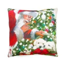 Fodera Copricuscino Natalizia Candy Present Con Stampa Digitale X022