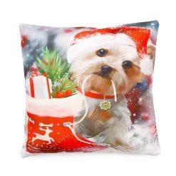 Fodera Copricuscino Natalizia Sweet Noel Con Stampa Digitale X019