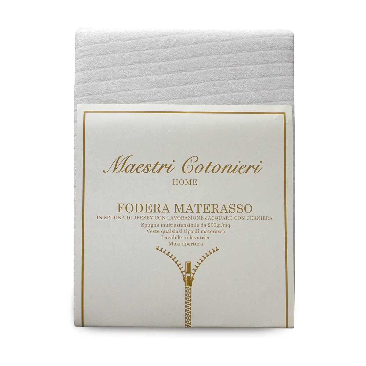 Fodera Coprimaterasso Maestri Cotonieri Spugna C/cerniera, Dimensioni Varie V714 - immagine 2