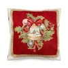 Fodera Cuscino Arredo Natalizia Bells In Gobelin 40x40 Cm K893