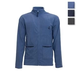 Giacca Da Camera Uomo Con Zip Intera Navigare In Pile Leggero 140973 T339