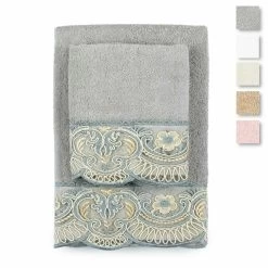 Set Asciugamani 1+1 Claudia Di Morbidissimi In Spugna W416