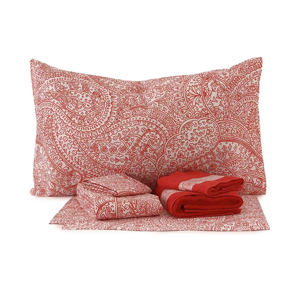 Kit Regalo Bassetti Home In A Box Red Per Letto Matrimoniale N695 - immagine 3