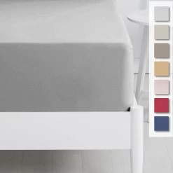 Lenzuolo Con Angoli In Flanella Tinta Unita Morbidissimi - Dimensioni Varie J030