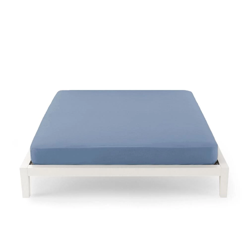 Lenzuolo Sotto Con Angoli Morbidissimi Matrimoniale Maxi In Puro Cotone Q425 - immagine 3