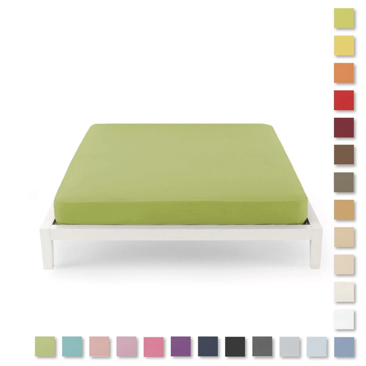 Lenzuolo Sotto Con Angoli Morbidissimi Una Piazza E Mezza In Puro Cotone Q426