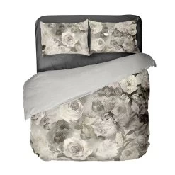 Parure Copripiumino Empire In Raso Stampa Digitale HD Matrimoniale W199