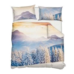 Parure Copripiumino Evening Sky Di Daunex In Raso Digitale Matrimoniale R590